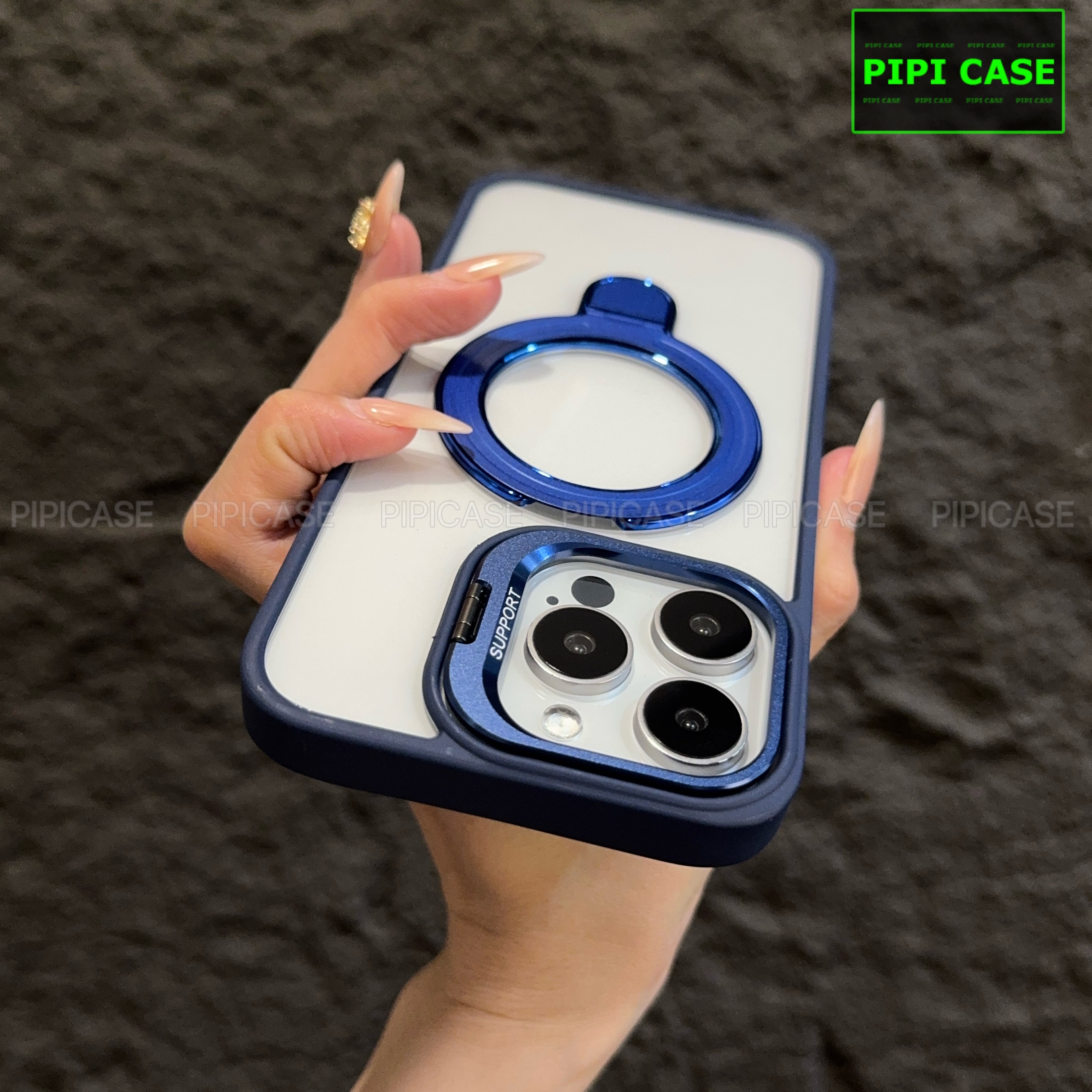 Ốp Lưng iPhone 12 Pro Max - Super Gone - Xanh Dương_thumbnail_7