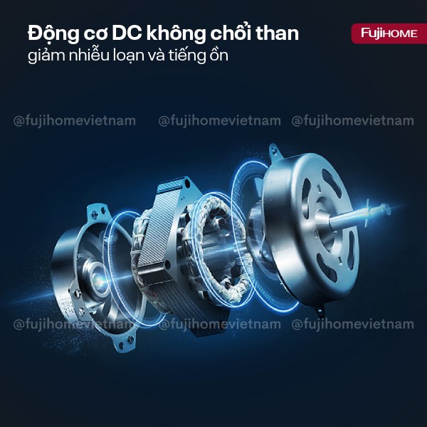 Quạt không cánh mini, lọc không khí khử khuẩn Anion + UV kết nối WIFI Fujihome BF18_thumbnail_10