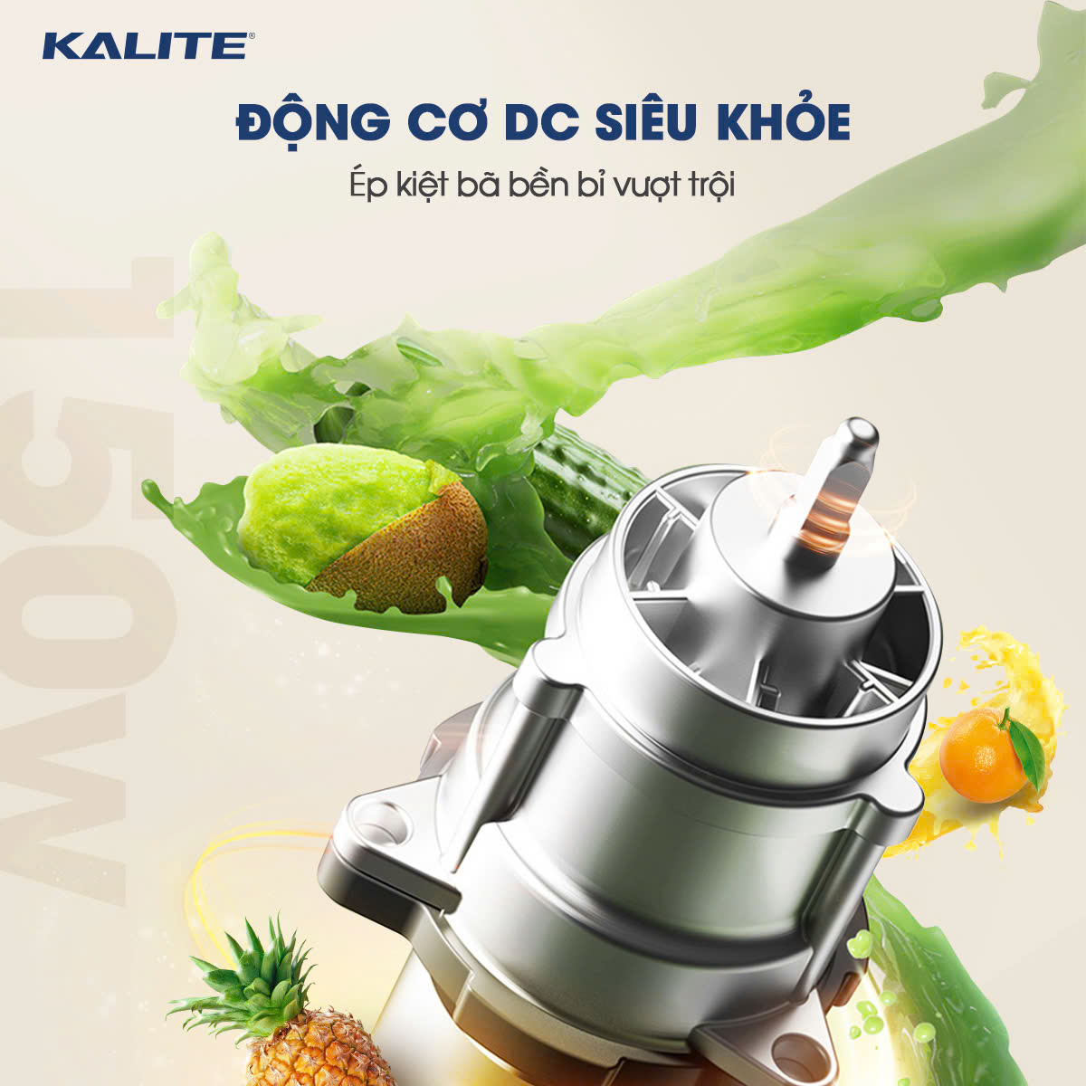 Máy ép chậm Kalite KSJ569 ép kiệt bã 99% không sinh nhiệt tích hợp làm kem_thumbnail_7