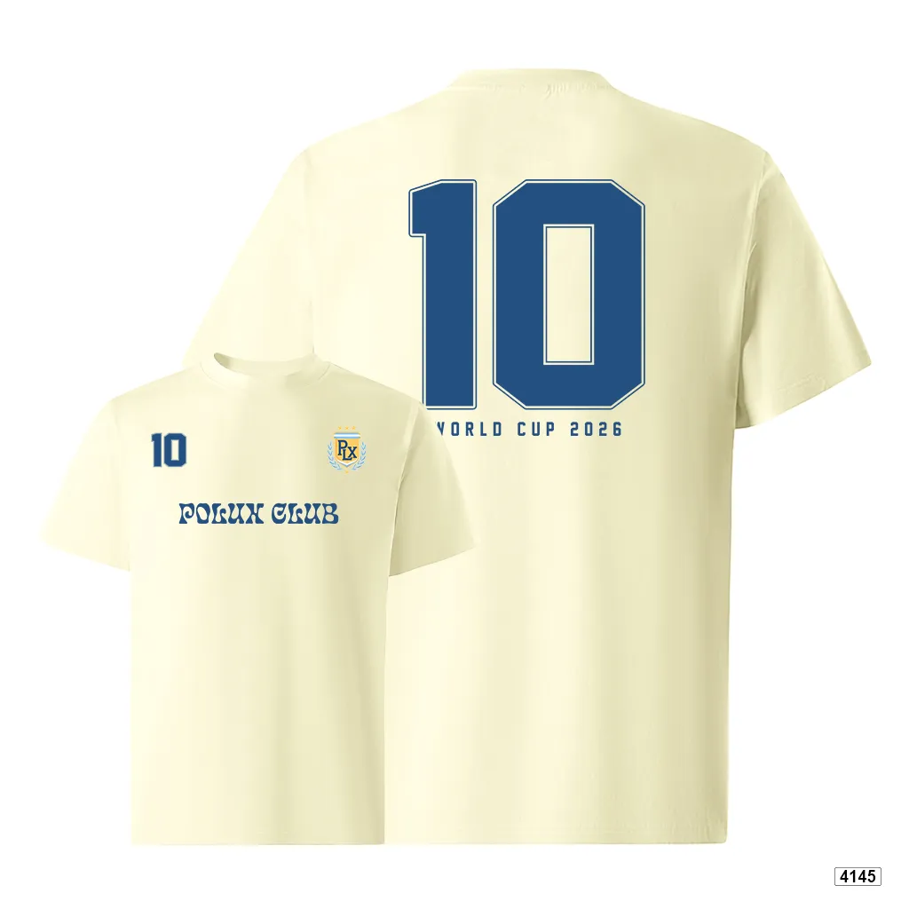 Áo thun nam form rộng phong cách varsity số 10 cổ điển Polux Club 4145_thumbnail_11