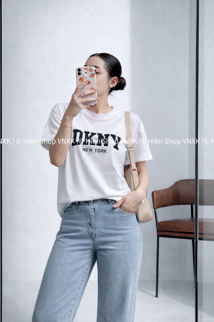 Áo Thun DKNY Màu Đen_thumbnail_5