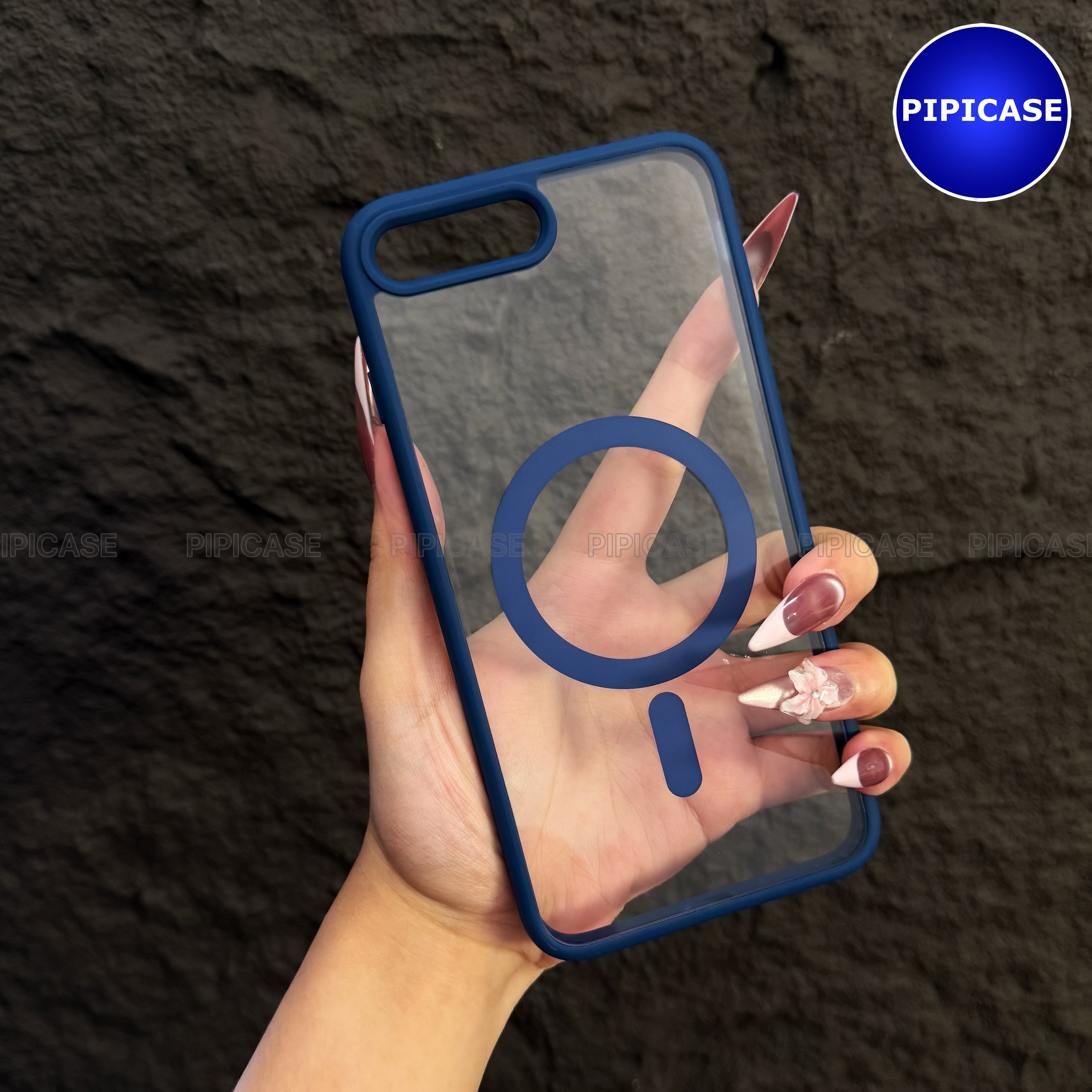 Ốp Lưng iPhone 7 Plus / 8 Plus - Chic - Xanh Dương_thumbnail_1