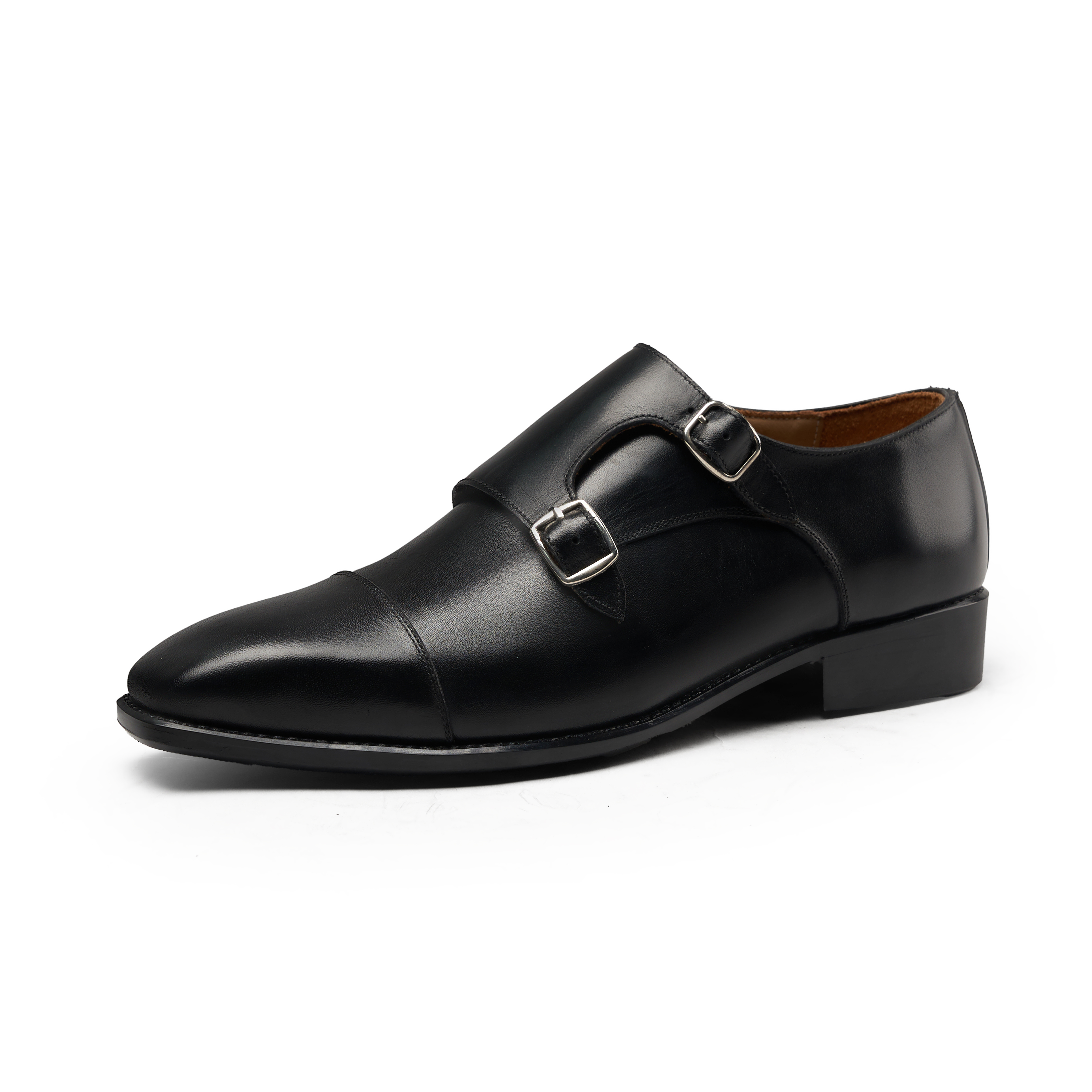 BRAM Double Monkstrap – Black (TM-GT85)