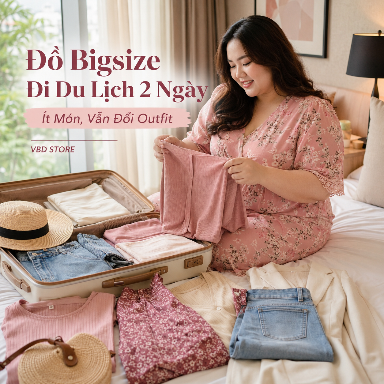 Đồ Bigsize Đi Du Lịch 2 Ngày: Mang Ít Vẫn Đẹp