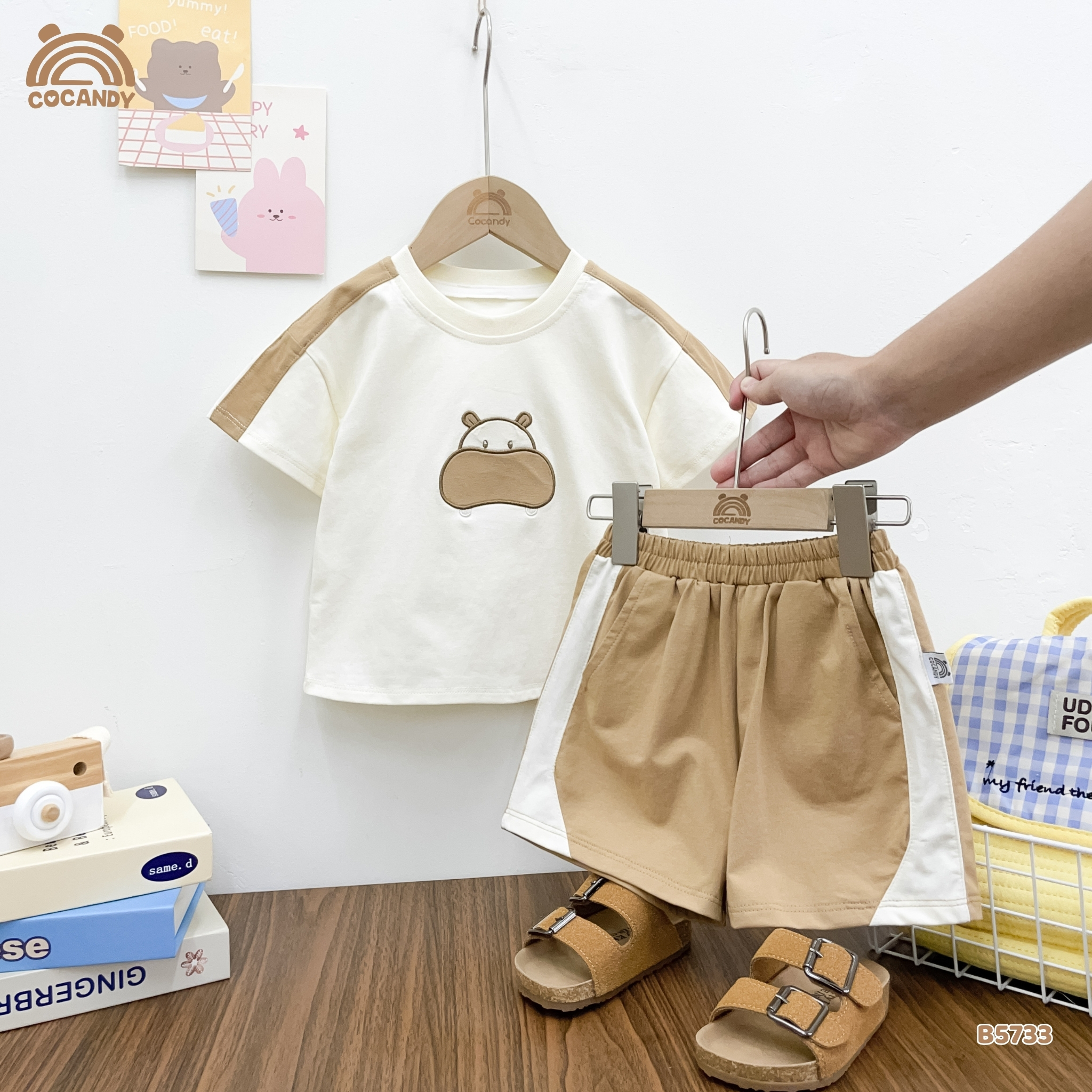 Bộ cộc NÂU phối trắng hình hà mã_thumbnail_4