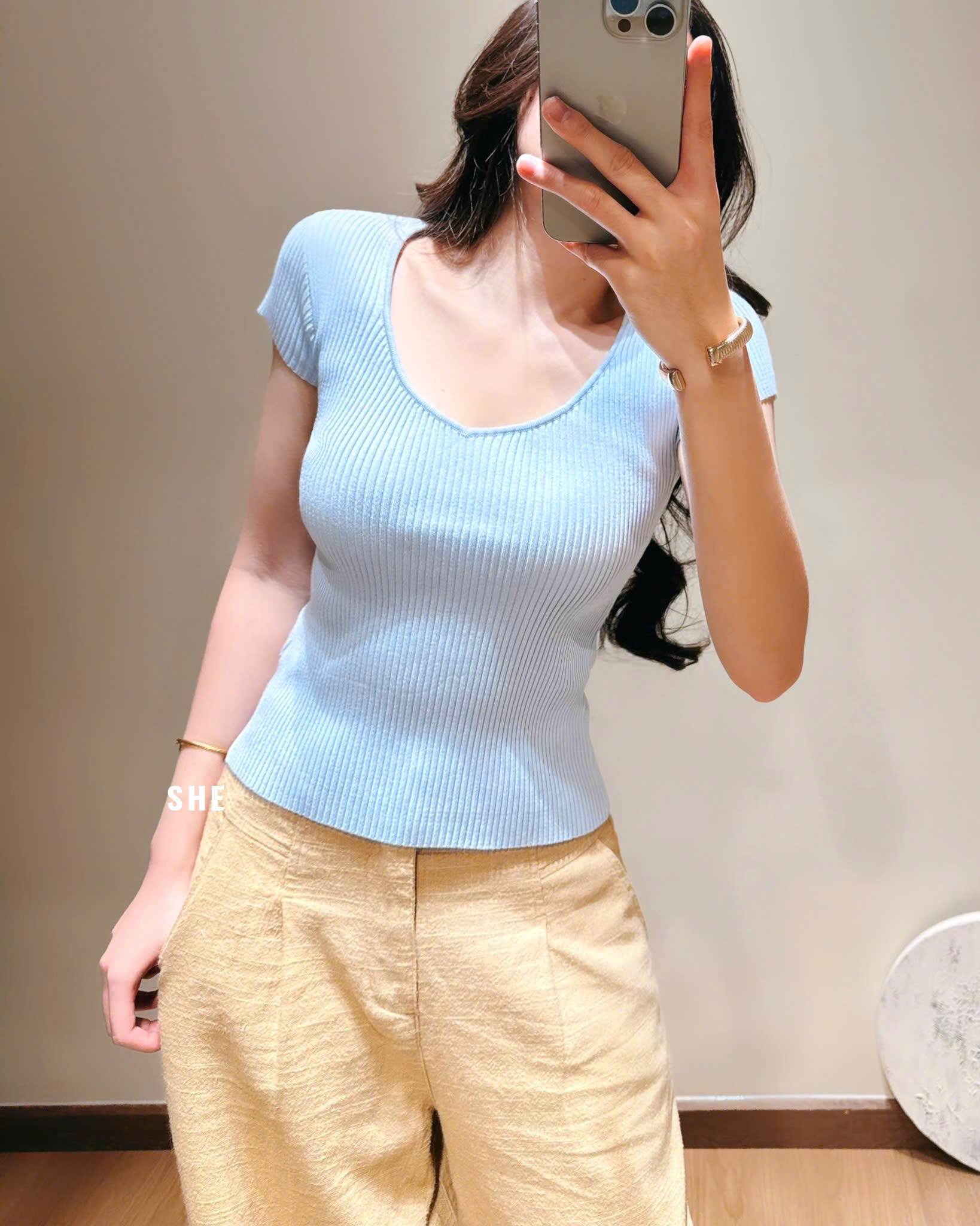 I481 ÁO KIỂU TAY NGẮN 3M_thumbnail_3