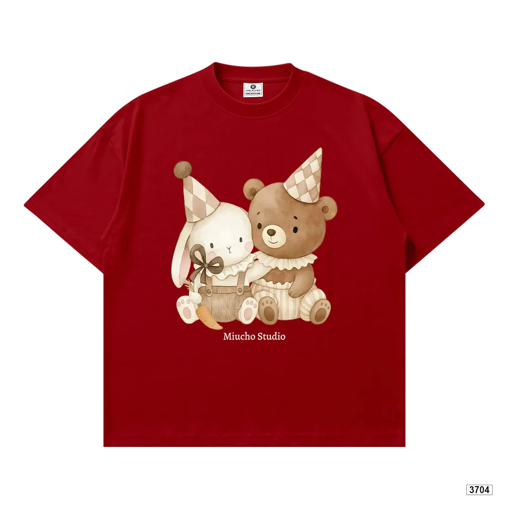 Áo thun nữ form boxy thỏ và gấu Miucho 3704_thumbnail_17