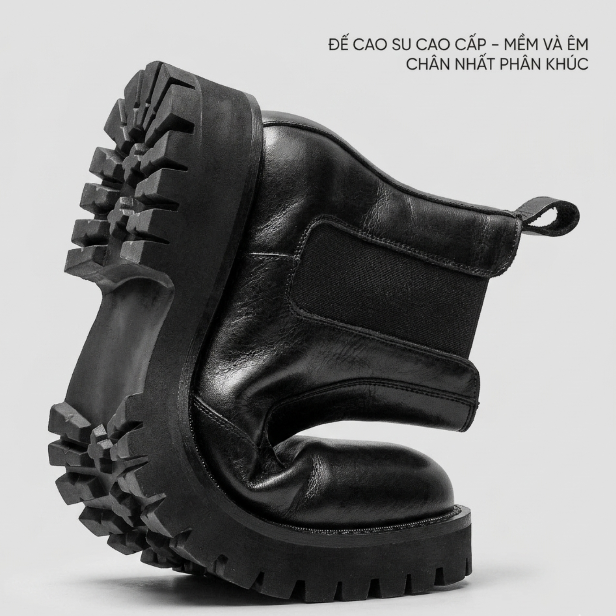 Giày da nam cổ cao CS027