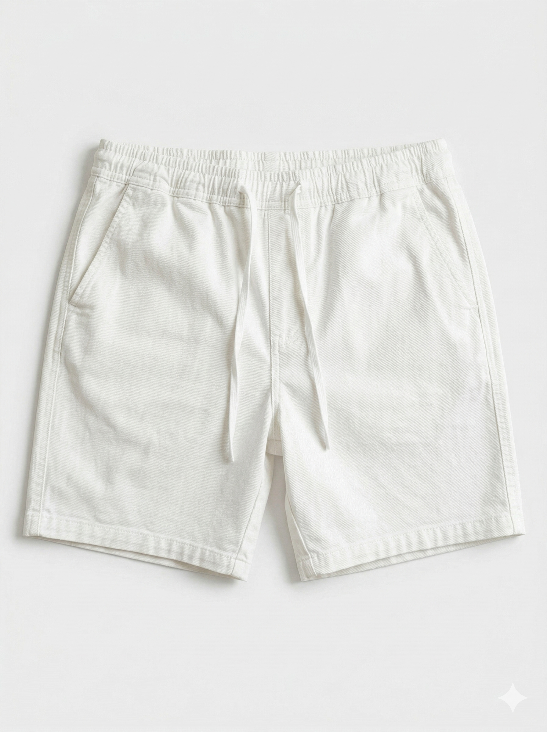 REFINED KAKI SHORT - WHITE