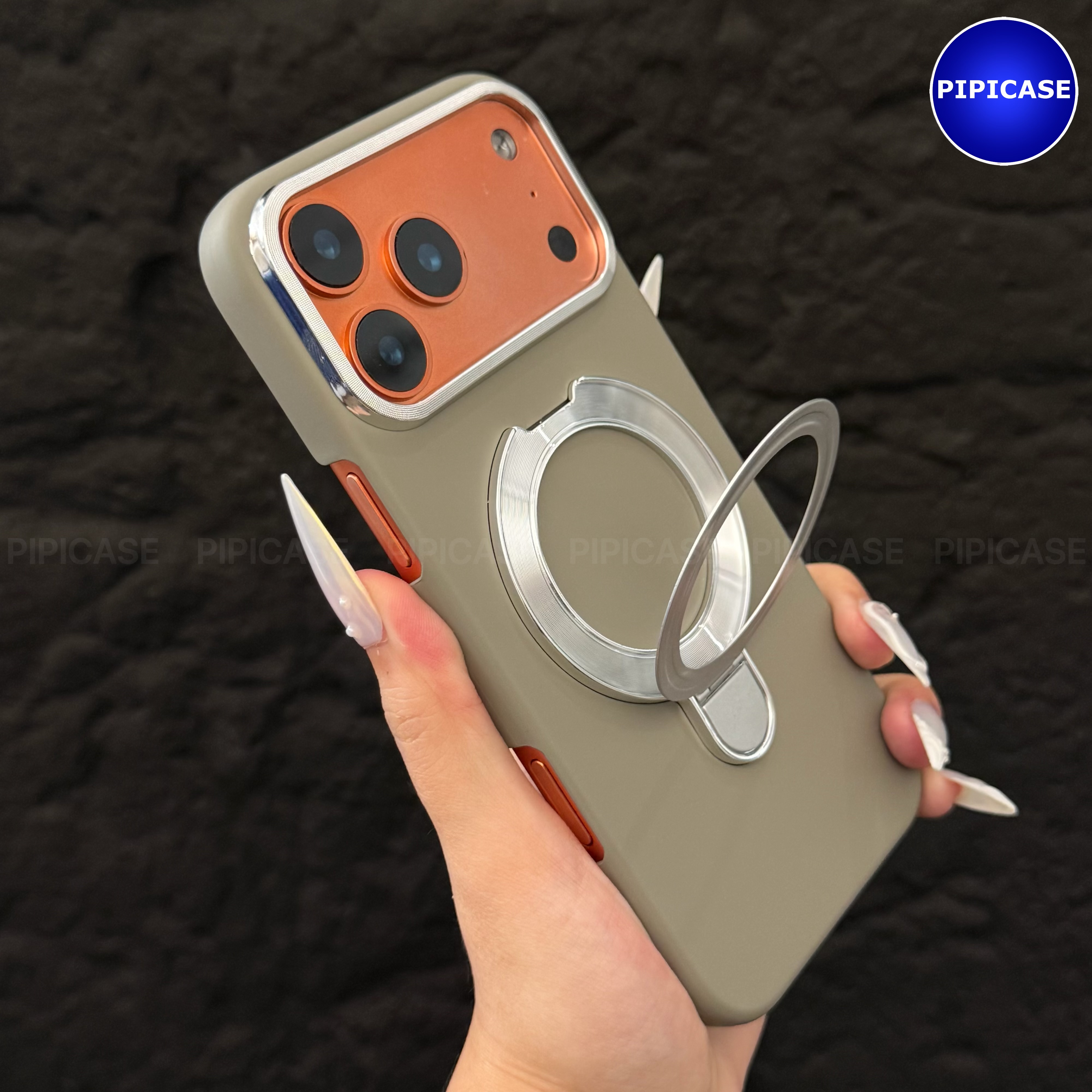 Ốp Lưng iPhone 17 Pro Max - Titan Force - Xám_thumbnail_7