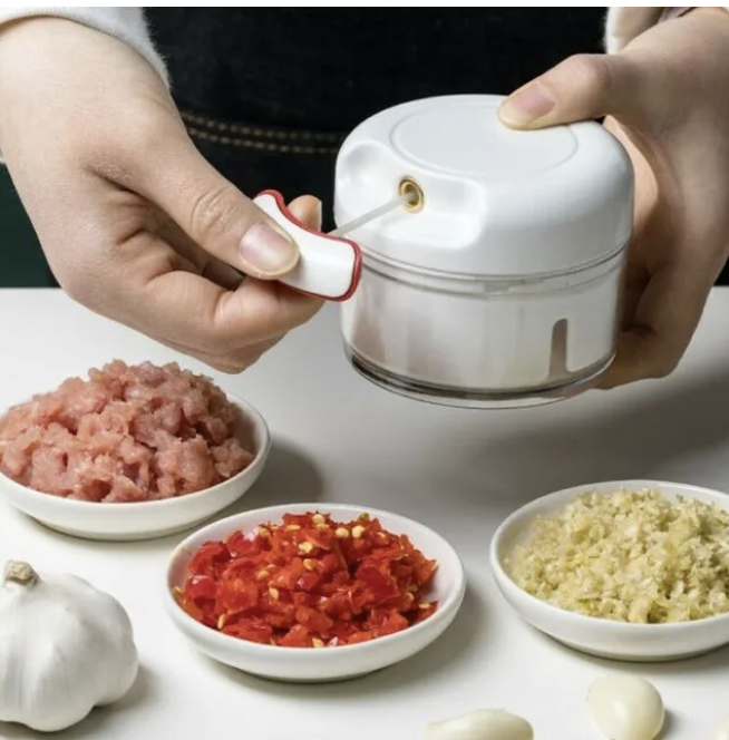 MINI PROCESADORA PICADORA MANUAL DE ALIMENTOS 170ML_thumbnail_1
