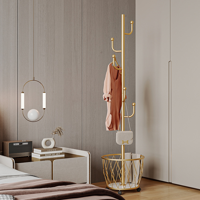 Cây Treo Đồ Có Giỏ Đa Năng Có Bánh Xe_thumbnail_3