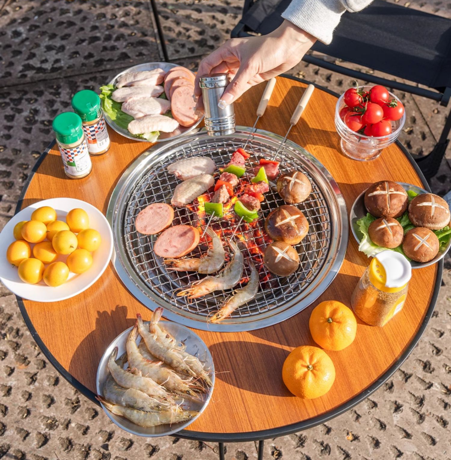 Bếp Nướng Dã Ngoại Đa Năng Gấp Gọn_thumbnail_8