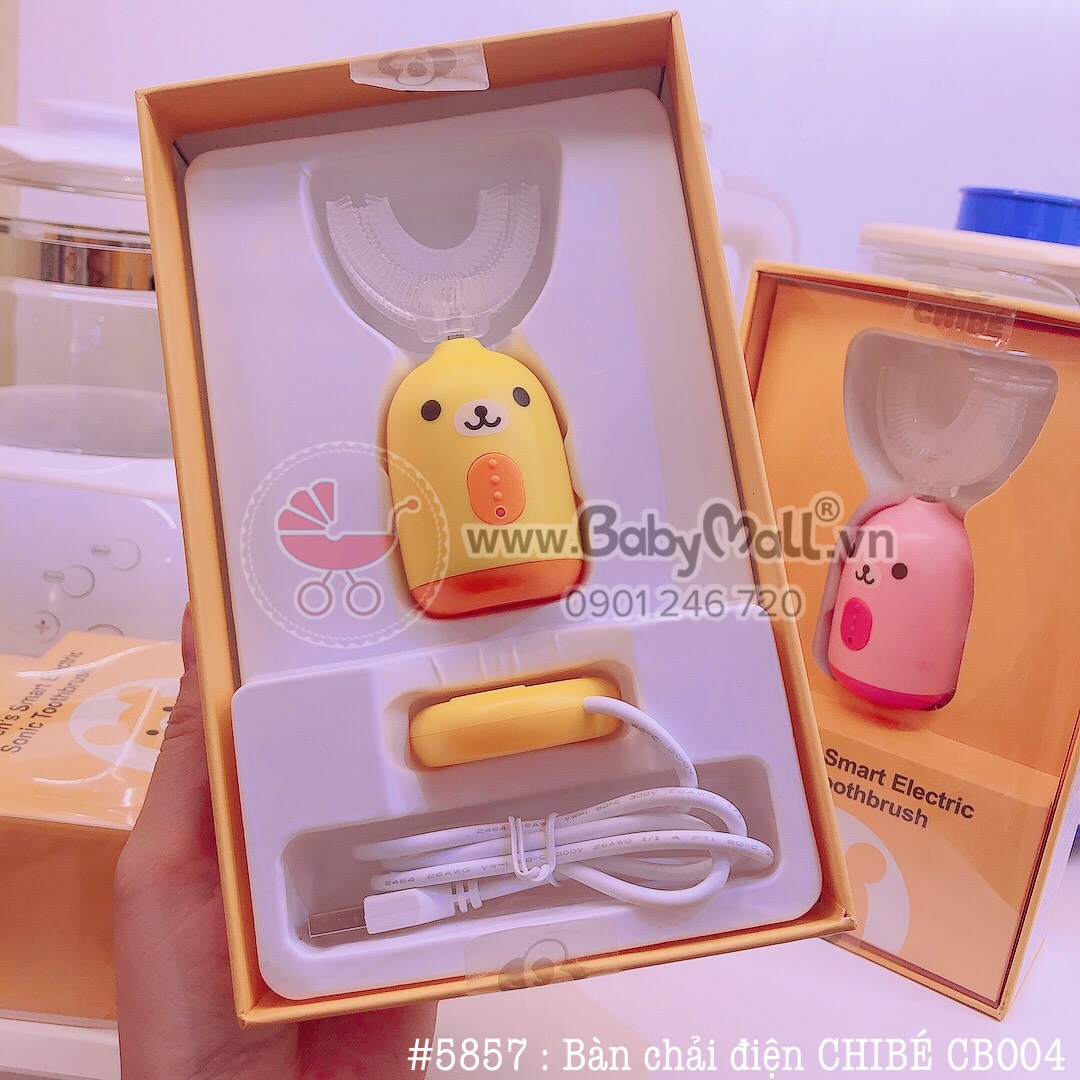 Bàn chải điện chữ U silicon CHIBE