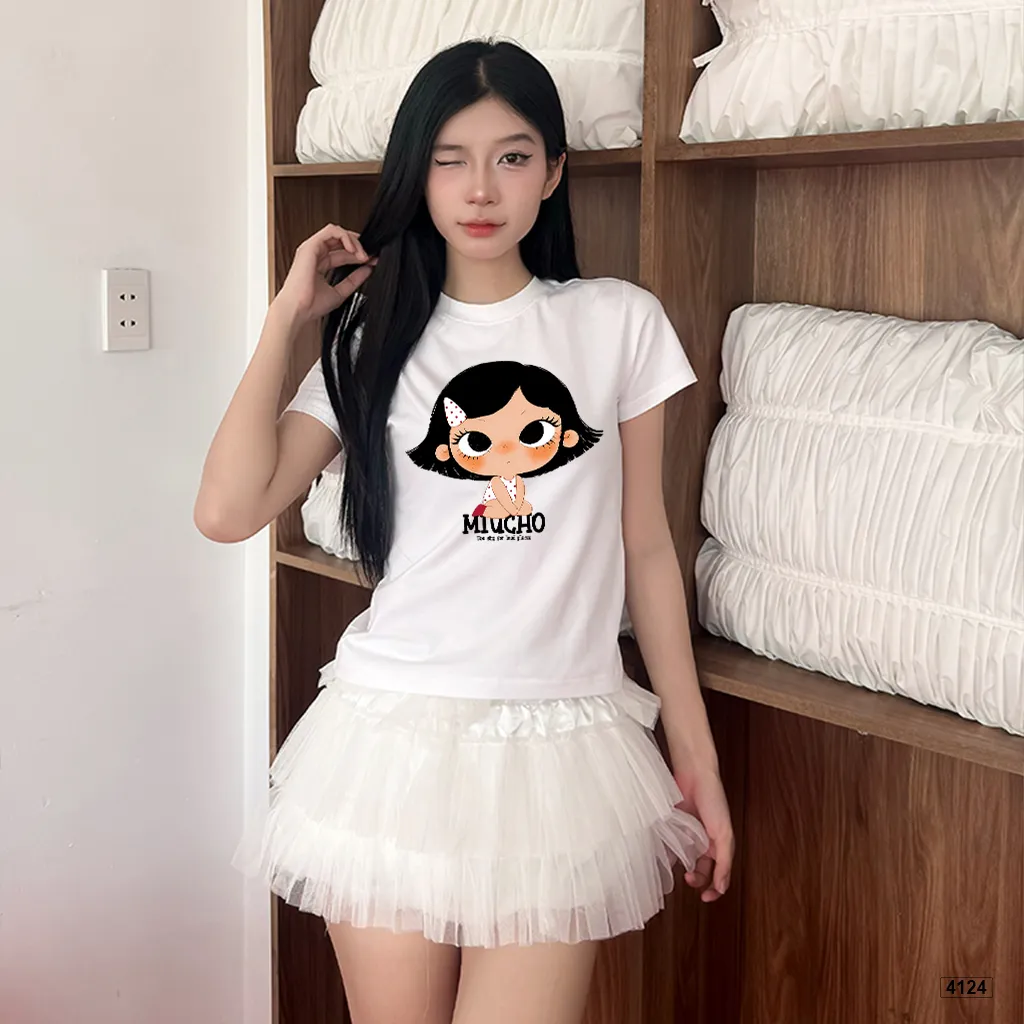 Áo thun babytee nữ hoạt hình style Hàn Quốc Miucho 4124_thumbnail_2