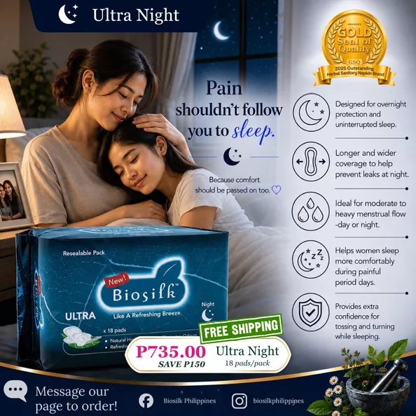 Product image - Biosilk Ultra Night Pads