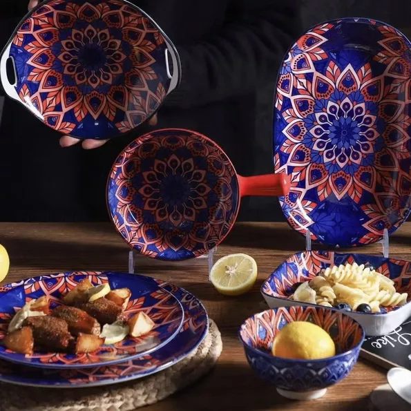 Product image - Moroccan Dinnerware Design E
