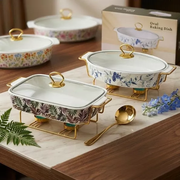 Product image - Floral Serving Dish