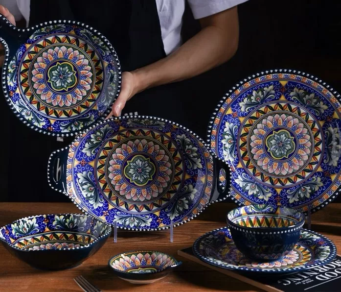 Product image - Bohemian Dinnerware BLUE