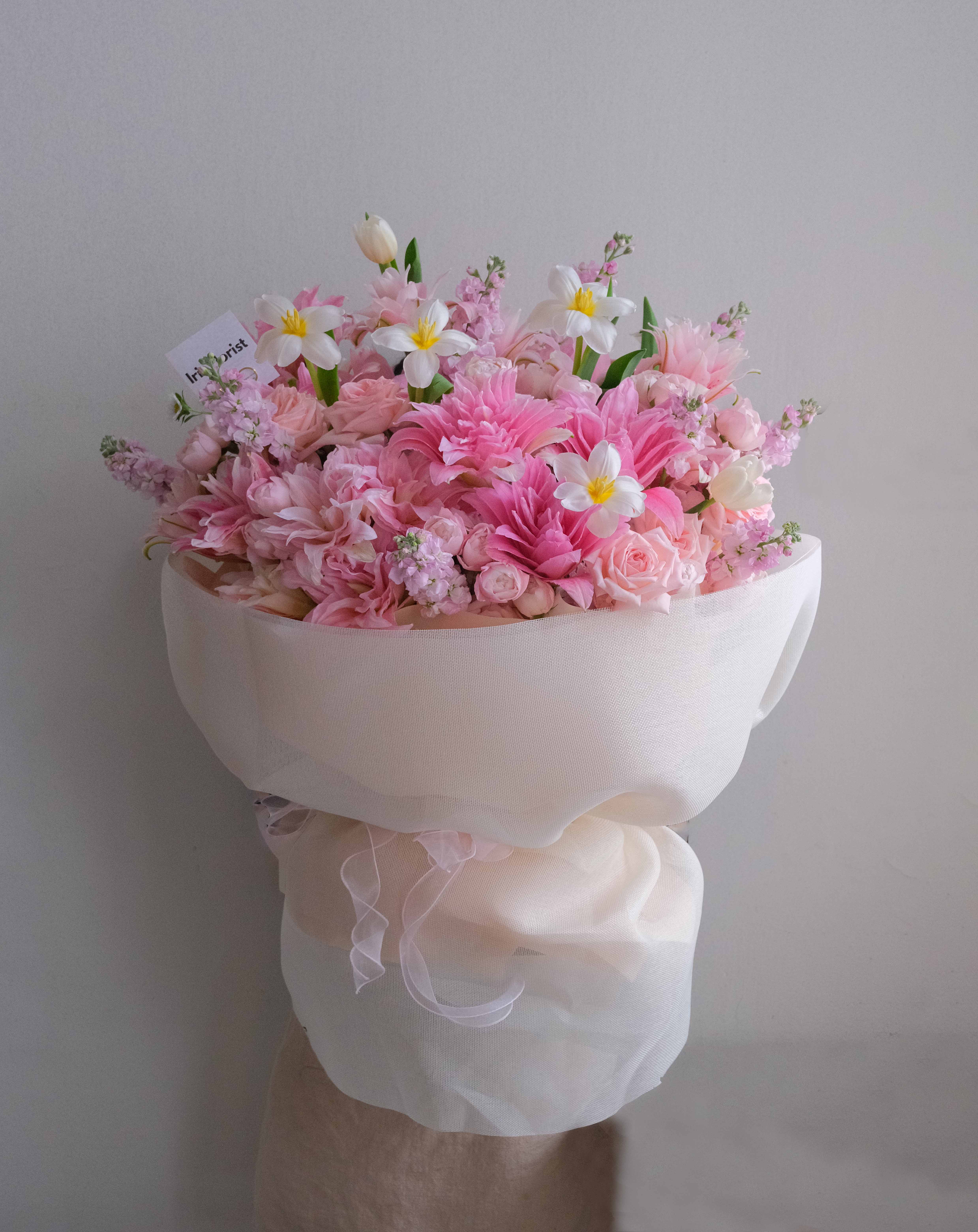 Pink Miracle Garden - Bó hoa tone hồng size XXL - 02
