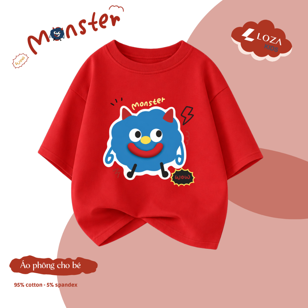 Áo phông trẻ em cộc tay hình MONSTER - Loza Kids A002_thumbnail_10