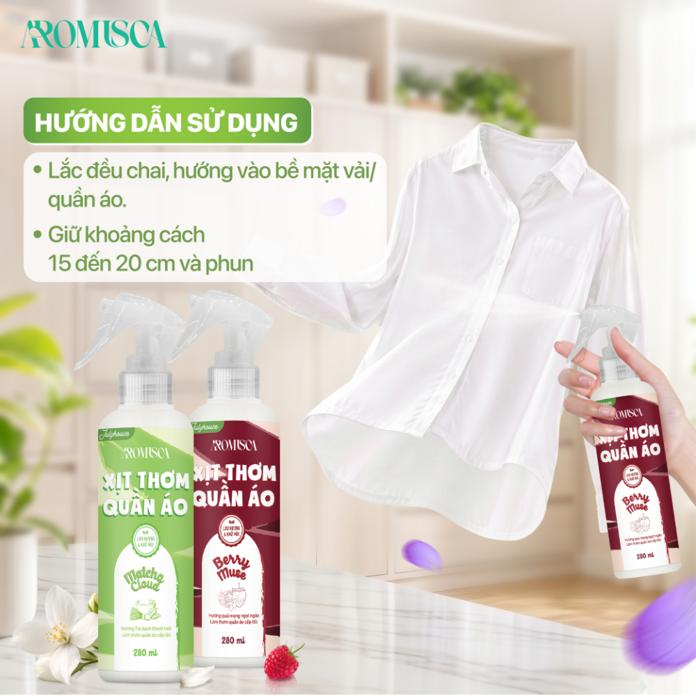 Xịt thơm quần áo Berry Muse Aromisca_thumbnail_6
