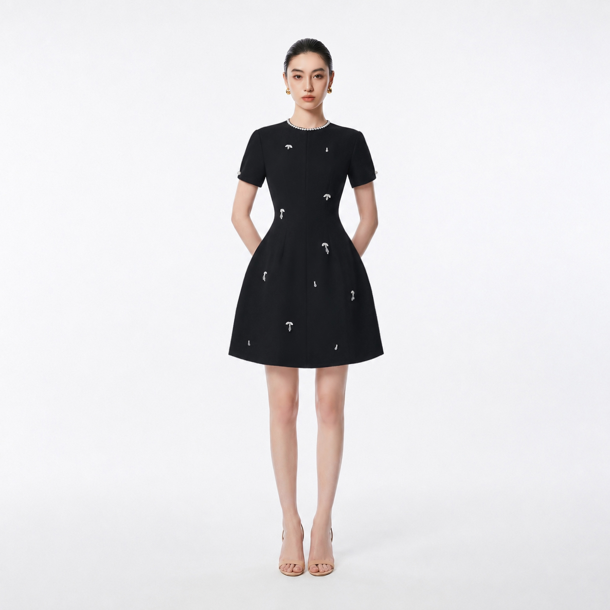 BLACK JASMI DRESS