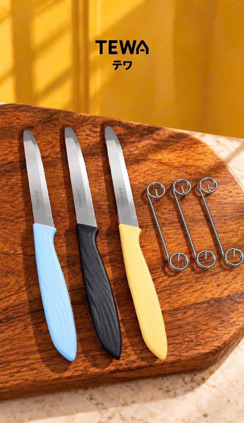 BỘ 3 DAO NẠO VÀ GỌT ĐA NĂNG 22CM TEWA