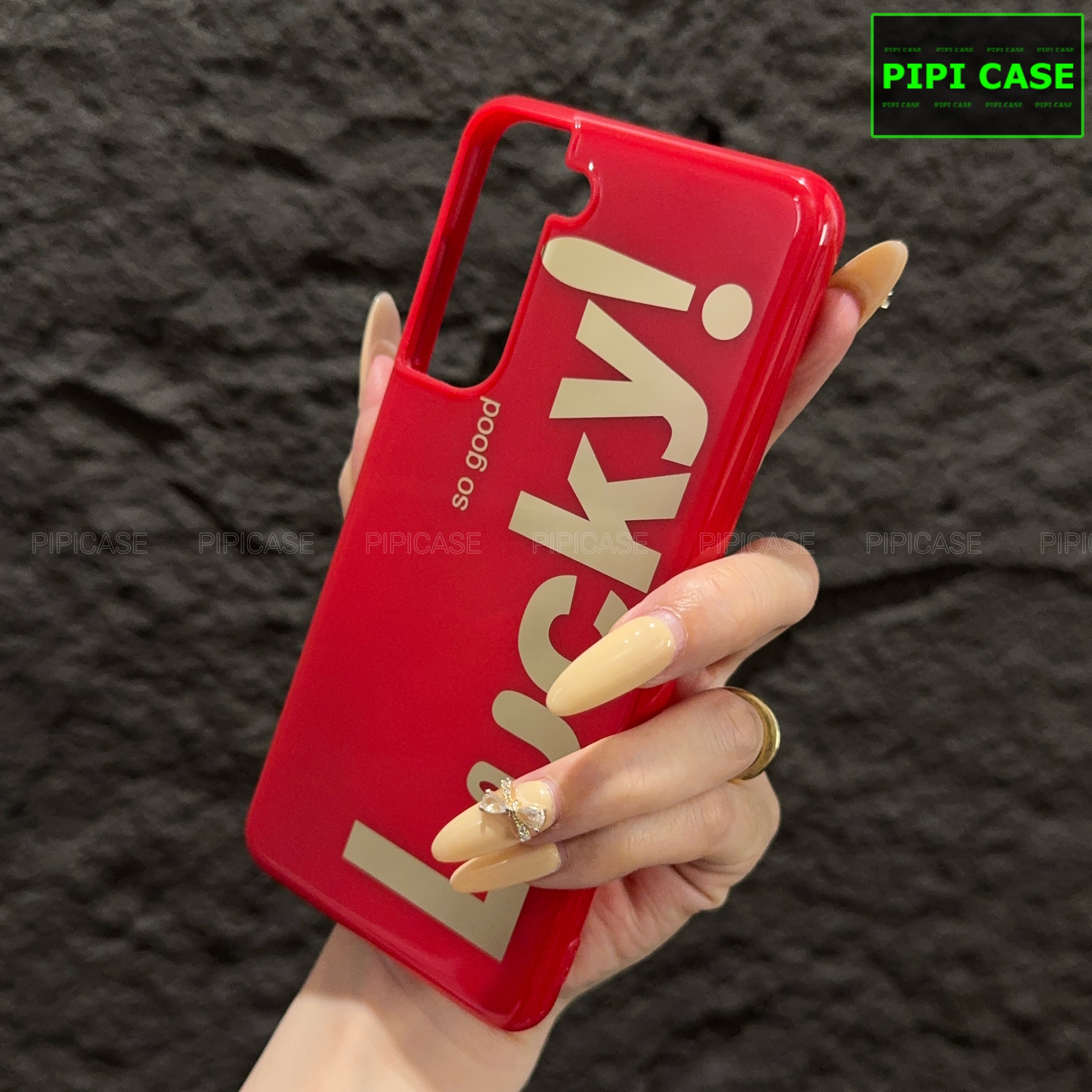 Ốp Lưng Samsung S21 5G - Lucky - Đỏ