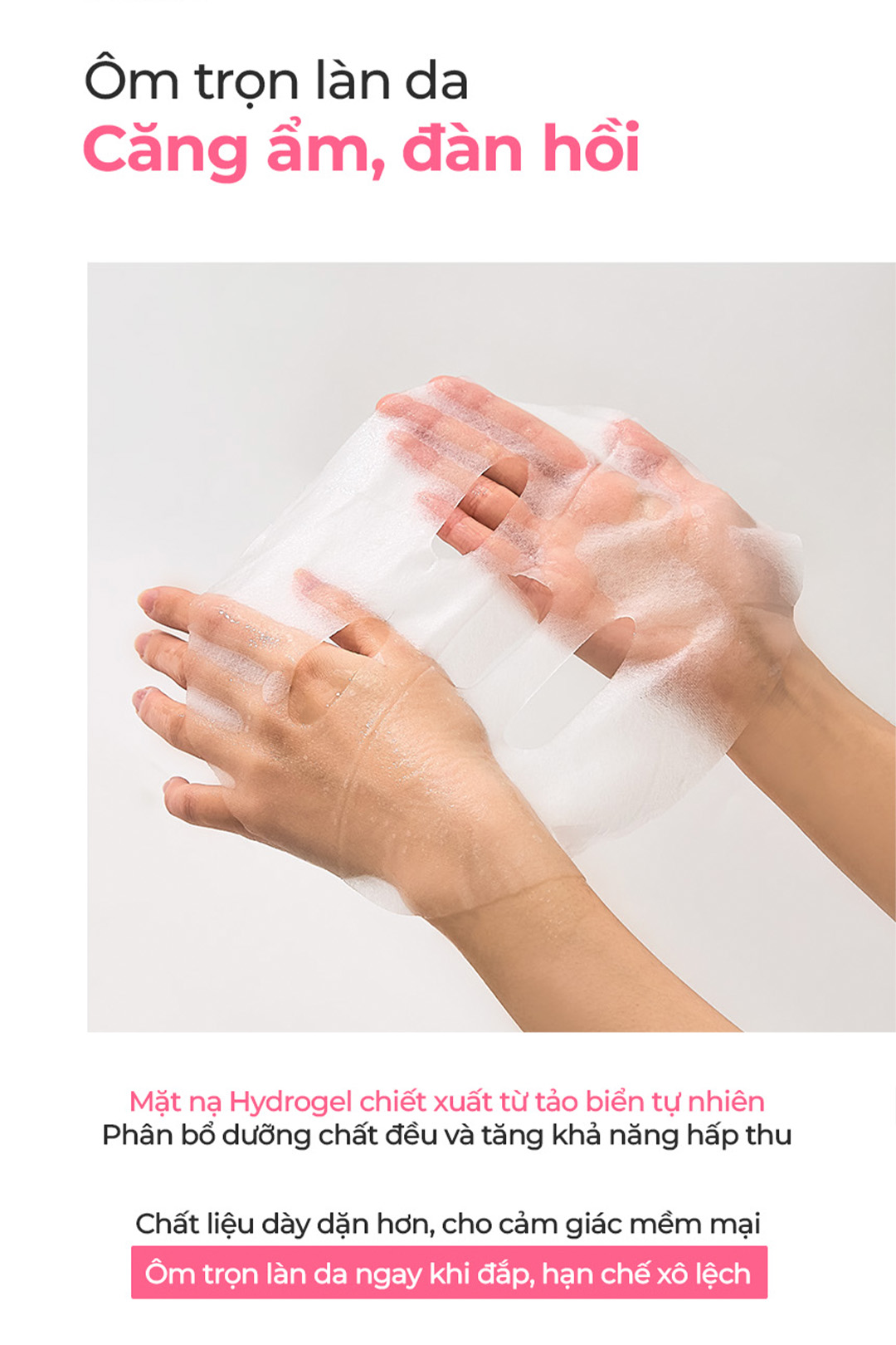 Mặt nạ chống lão hóa, tăng đàn hồi, giúp da săn chắc Elravie Hyaluronic Collagen Mask_thumbnail_6