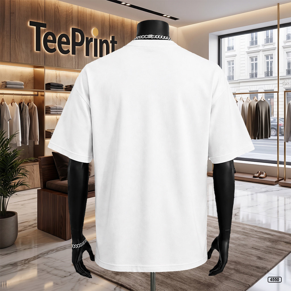 Áo thun nam form rộng bóng bầu dục Mỹ TeePrint 4550_thumbnail_3
