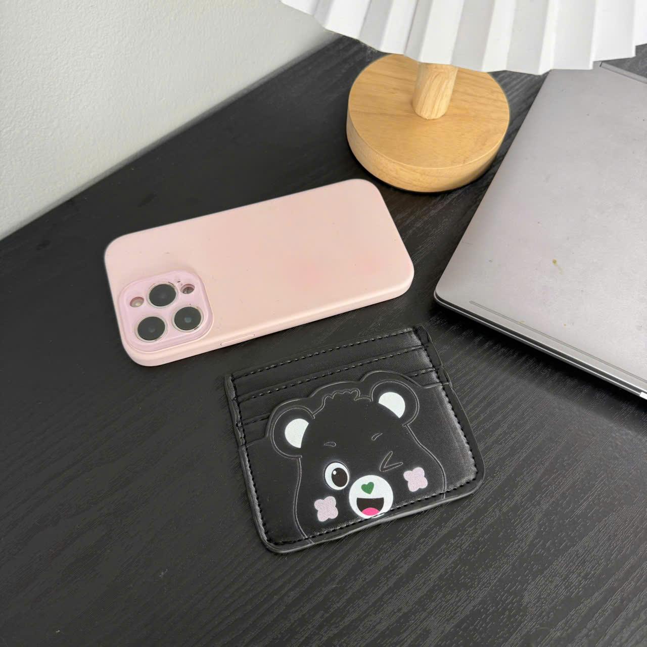 Ví Đựng Thẻ ATM Căn Cước Hình Gấu Béo Cute - Bóp Mini Cầm Tay Nhiều Ngăn CUN475_thumbnail_4