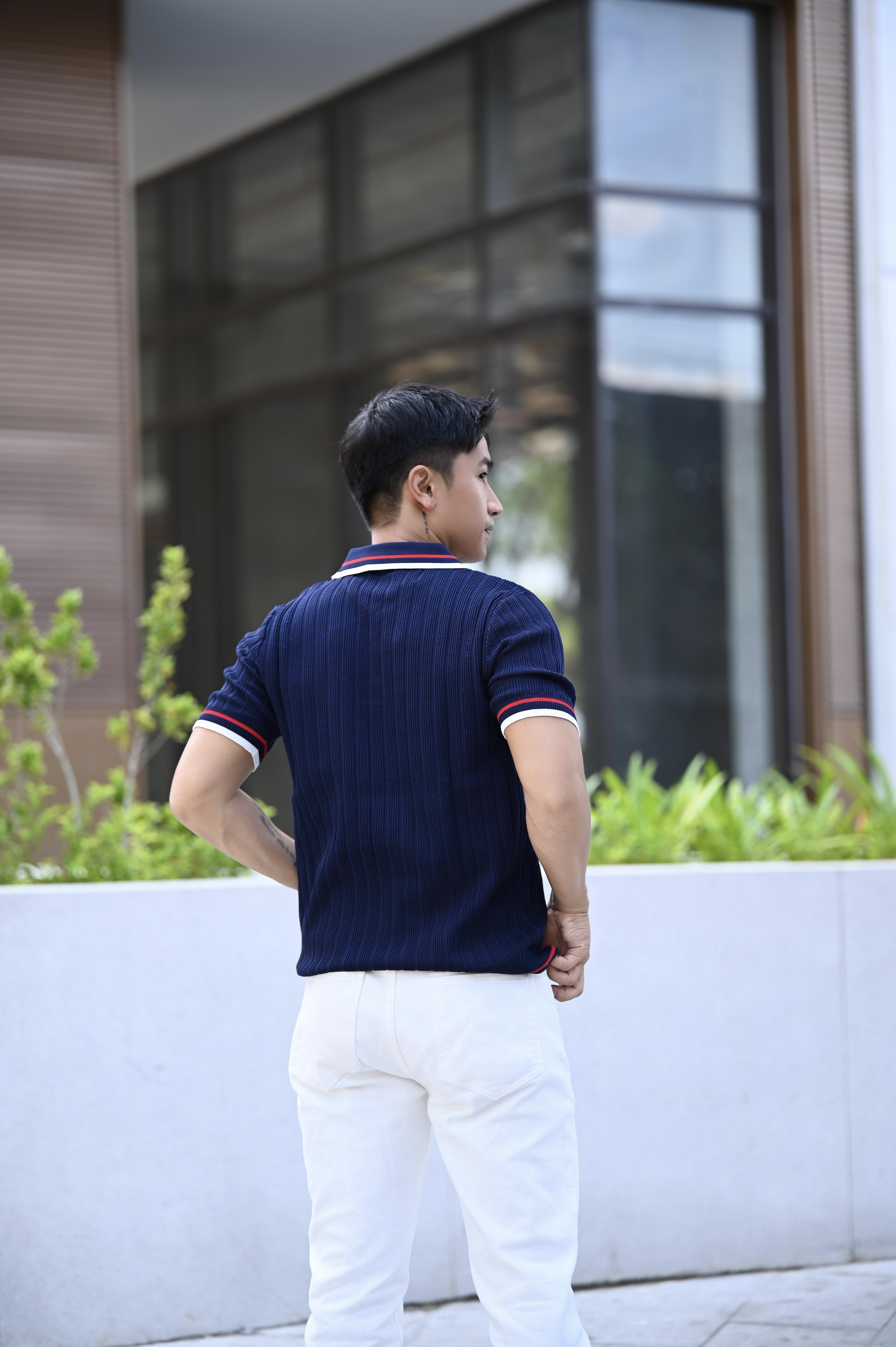 PB10 - Áo Polo Nam Tay Ngắn Phong Cách Old Money, Dáng Ôm, Cổ Bẻ, Mùa Hè 2025_thumbnail_9