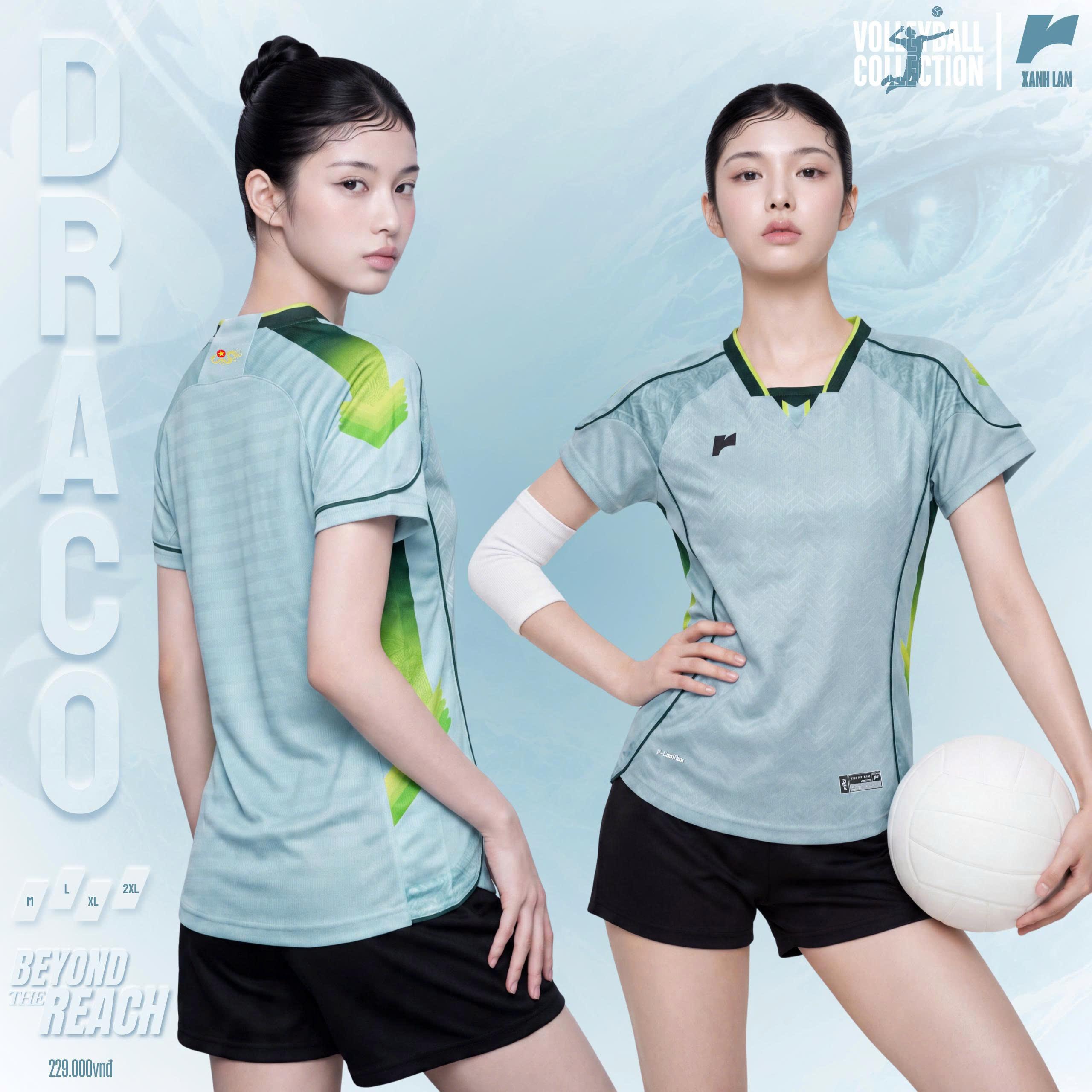 BST Quần Áo Bóng Chuyền Có Túi Riki Draco Thun Mè Thoáng Khí Thể Thao Đương Đại_thumbnail_5