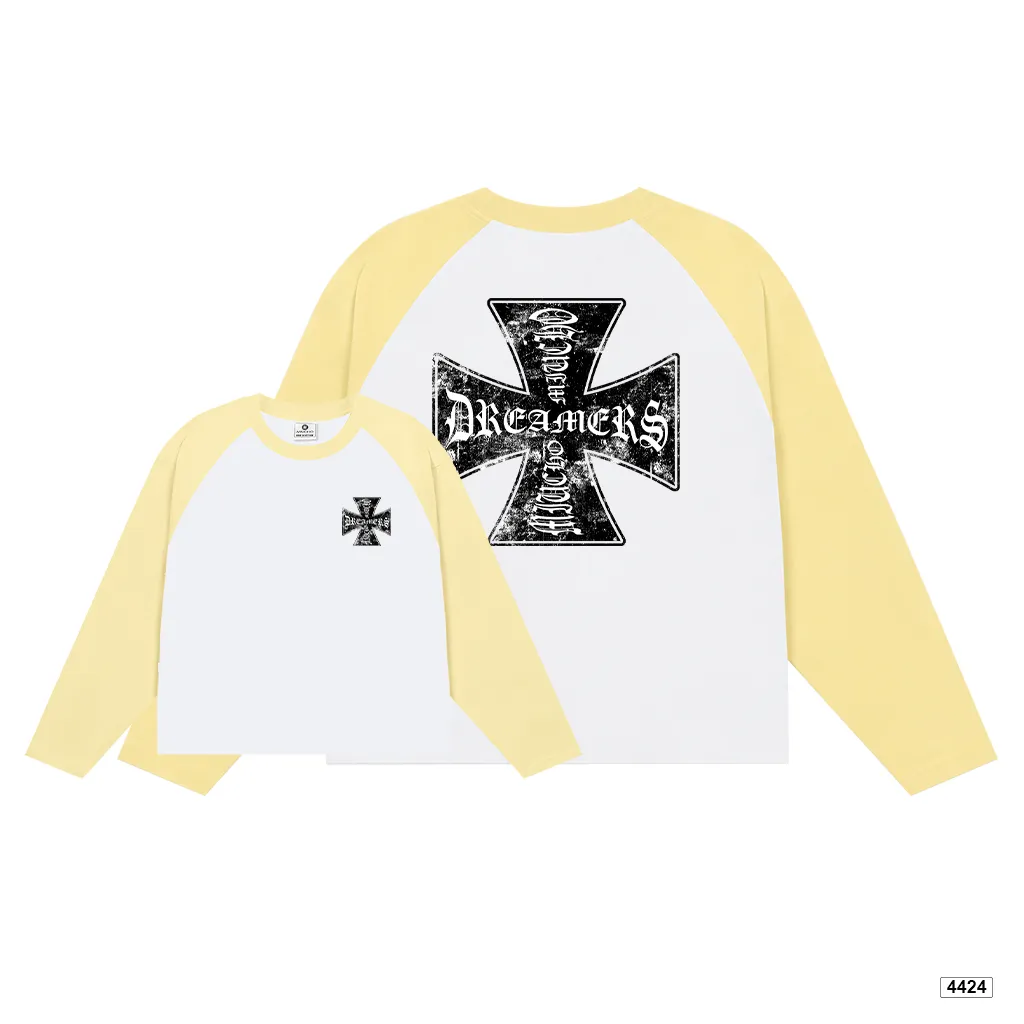 Áo thun tay dài form boxy raglan dreamers Miucho 4424