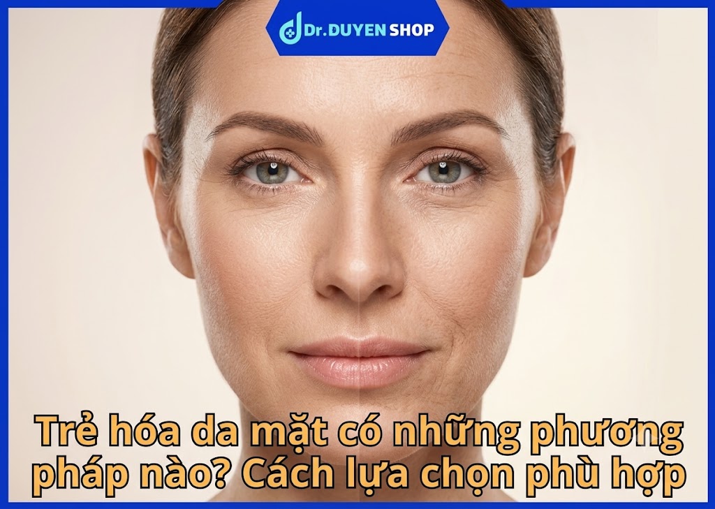Trẻ hóa da mặt có những phương pháp nào? Cách lựa chọn phù hợp