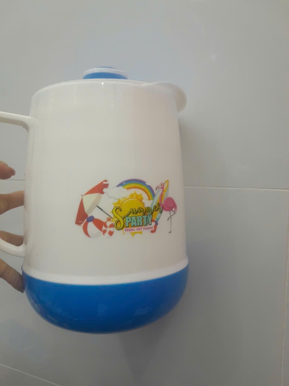 Ca trắng đại giữ nhiệt bằng nhựa