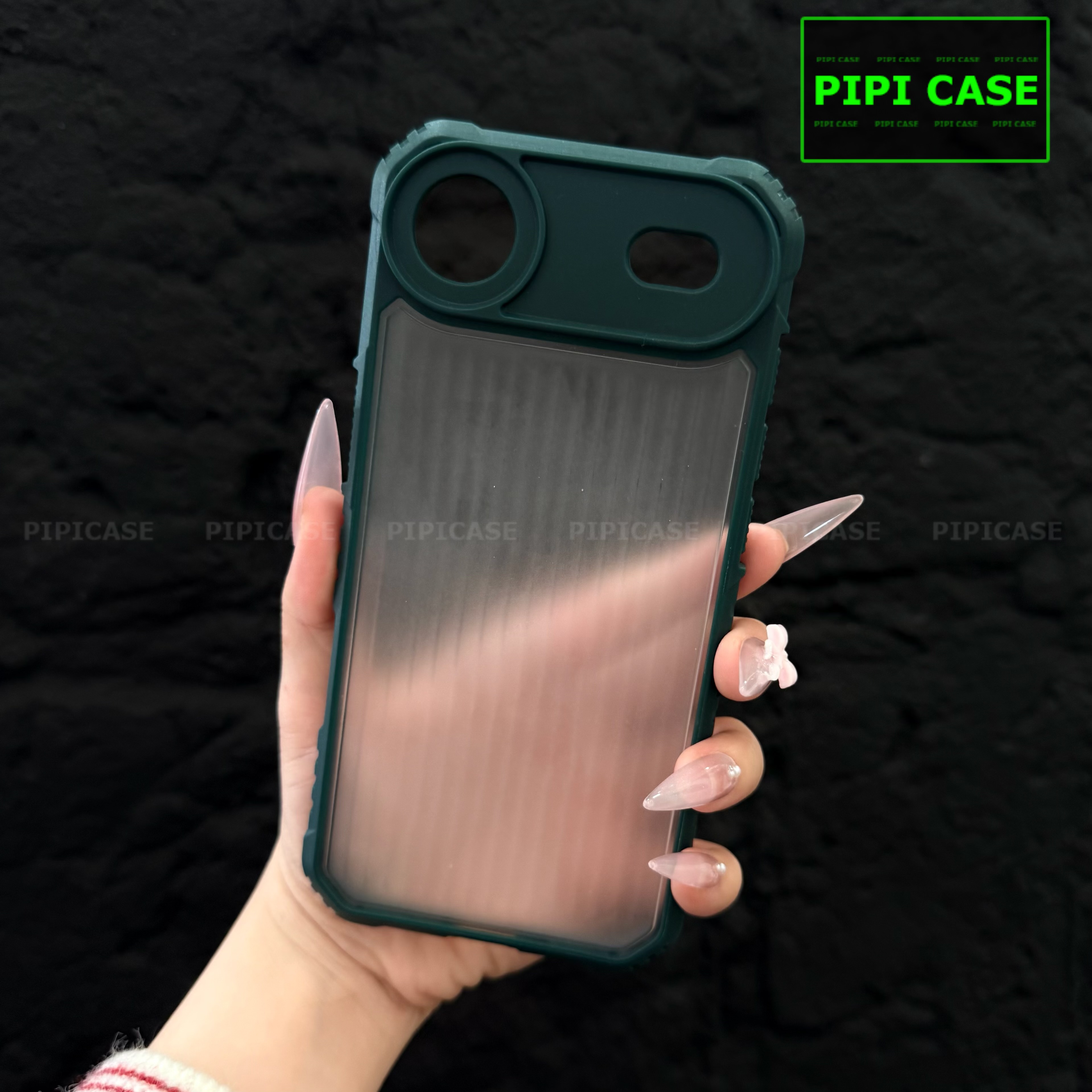 Ốp Lưng iPhone Air - Double 2 - Xanh Rêu