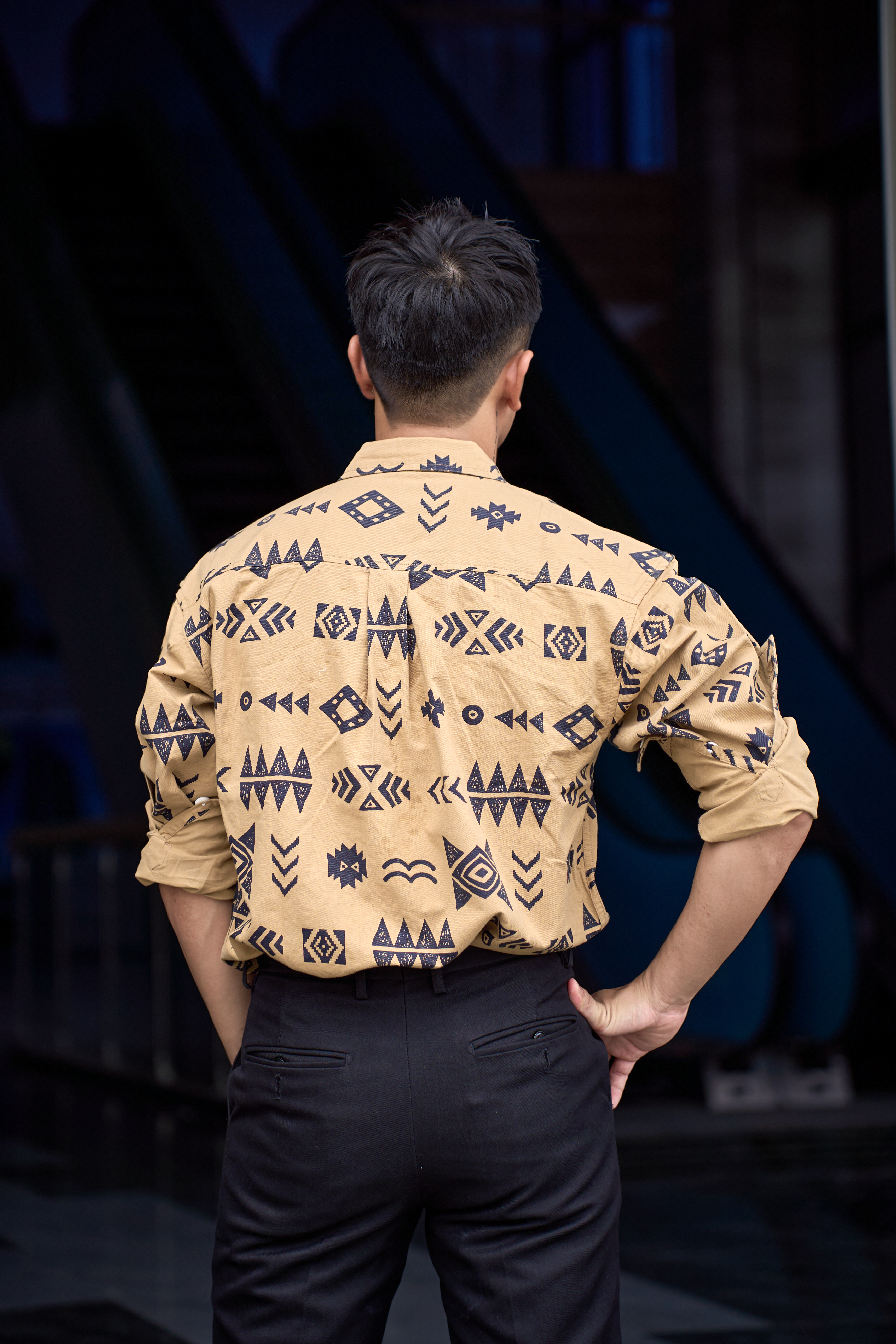 SA121 - Áo Sơ Mi Nam Tay Dài In Họa Tiết Phong Cách Nhật Bản Chất Cotton Mềm Mại_thumbnail_8