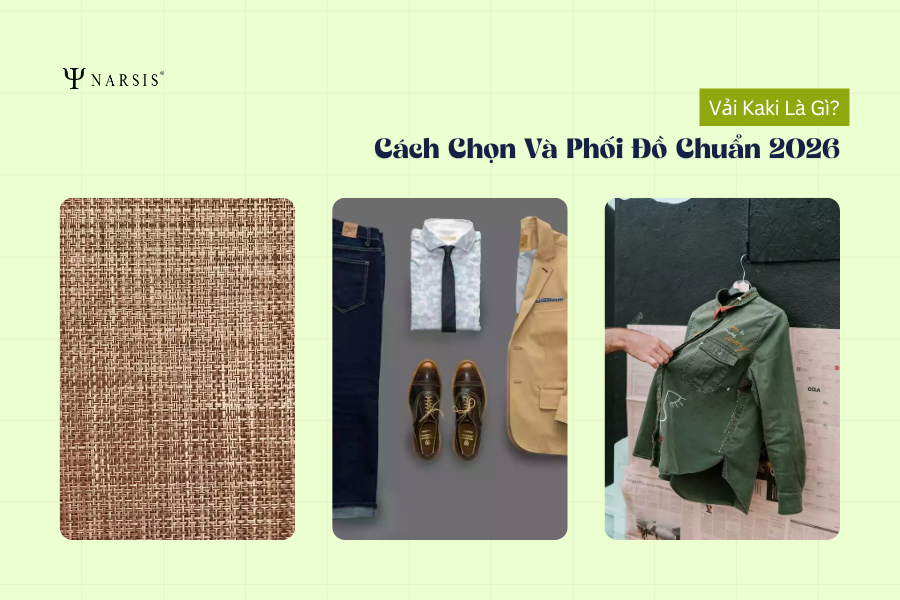 Vải Kaki Là Gì? Đặc Điểm, Phân Loại Và Cách Chọn Đồ Kaki Chuẩn 2026
