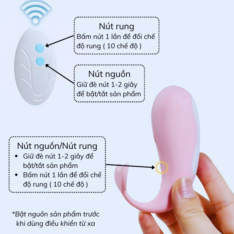 Máy Massage Âm Đạo Cá Voi Nhỏ Little Whale Jiuai 10 Chế Độ_thumbnail_1