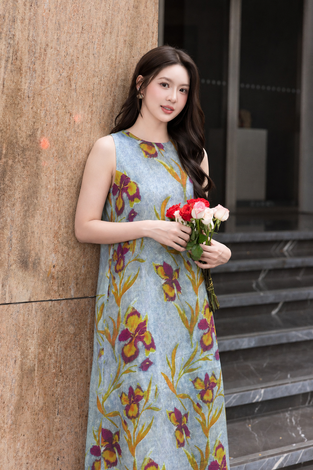 LV0408 - VÁY HOA