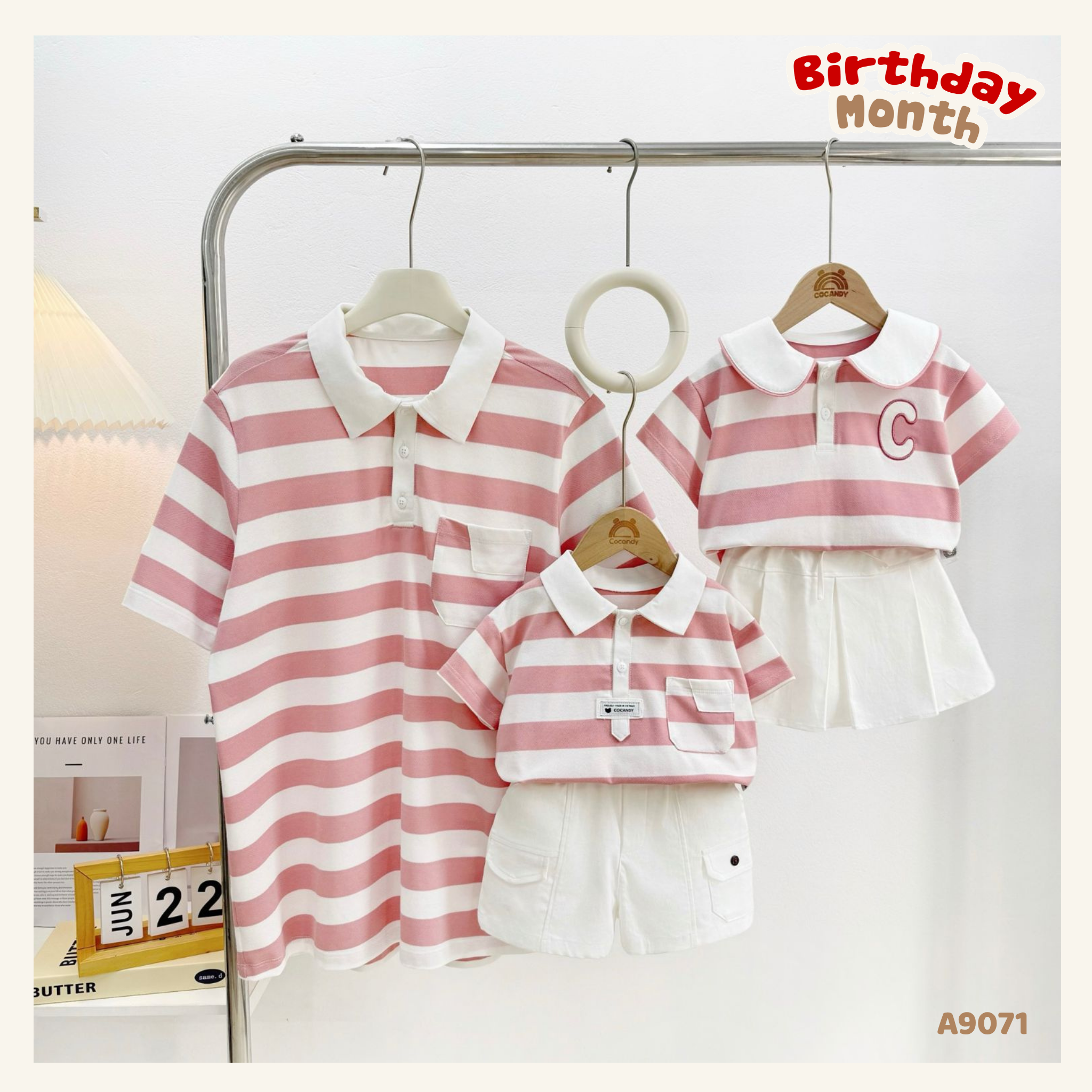 Áo cộc polo  kẻ HỒNG túi ngực NAM_thumbnail_0