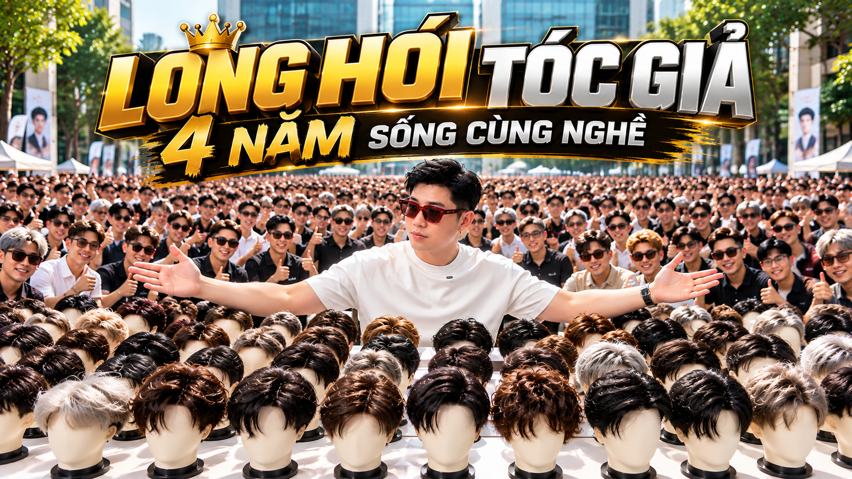Long Hói Tóc Giả, 4 năm sống cùng nghề và hàng nghìn khách hàng đã gặp