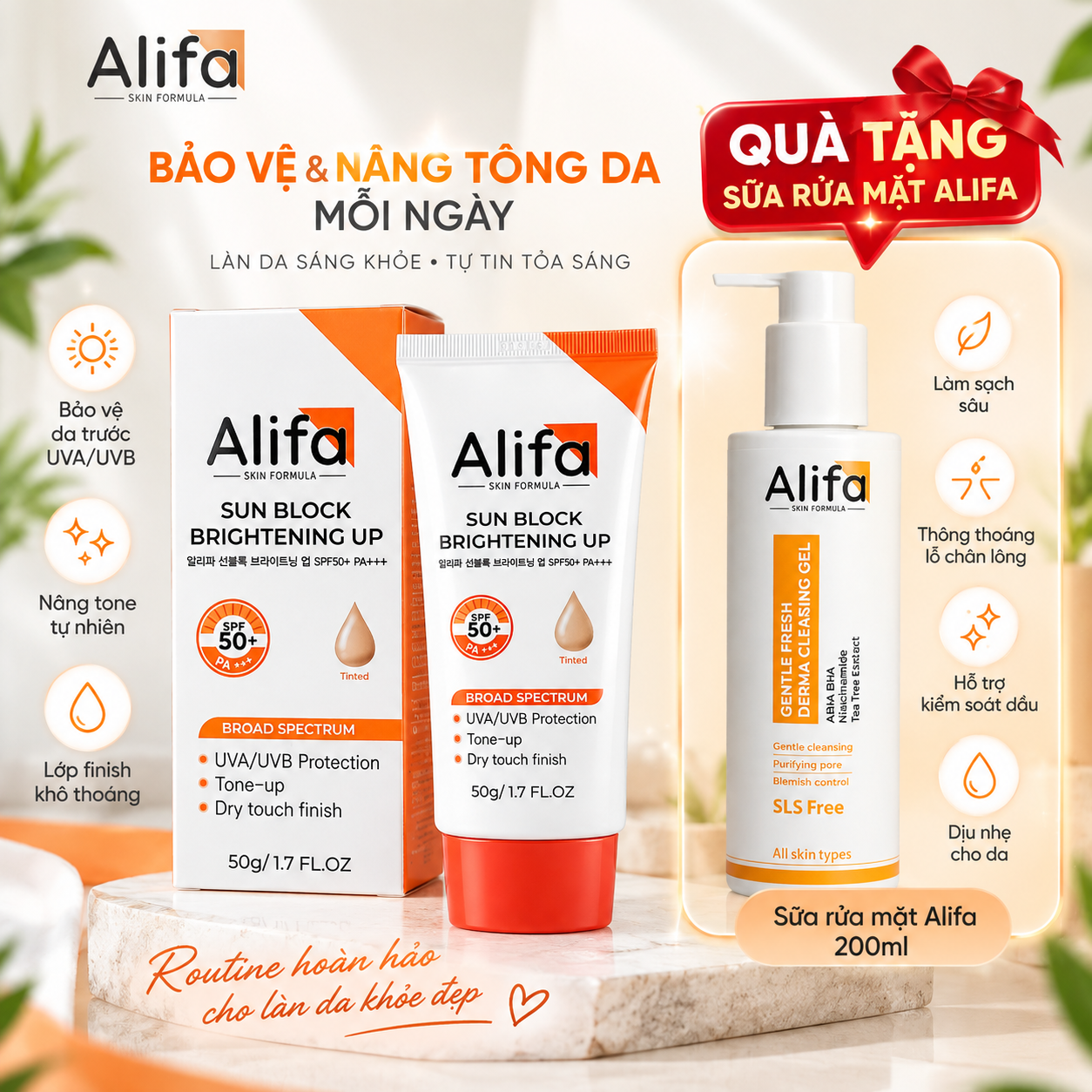 KCN ALIFA (TẶNG SỮA RỬA MẶT ALIFA)