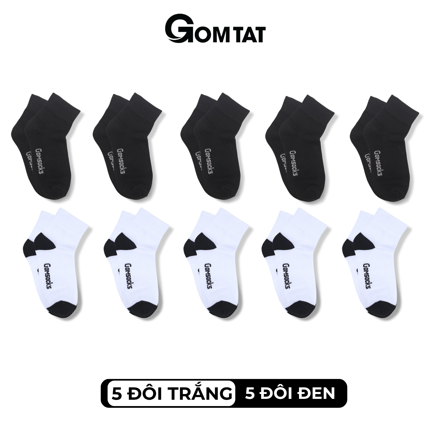 Tất cổ cao nam nữ GOMTAT trơn màu basic thoáng khí - VNX-SOCKS-CAO_thumbnail_19