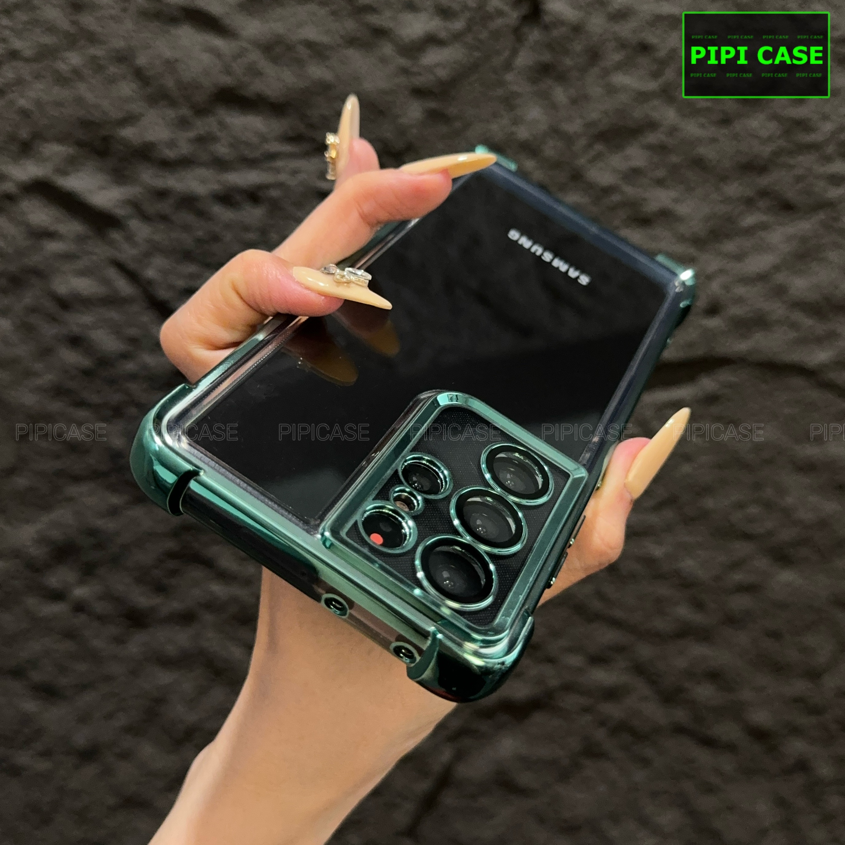 Ốp Lưng Samsung S21 Ultra 5G - Gu - Xanh Lá_thumbnail_4