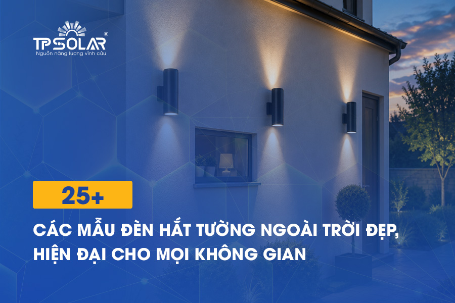 25+ các mẫu đèn hắt tường ngoài trời đẹp, hiện đại cho mọi không gian