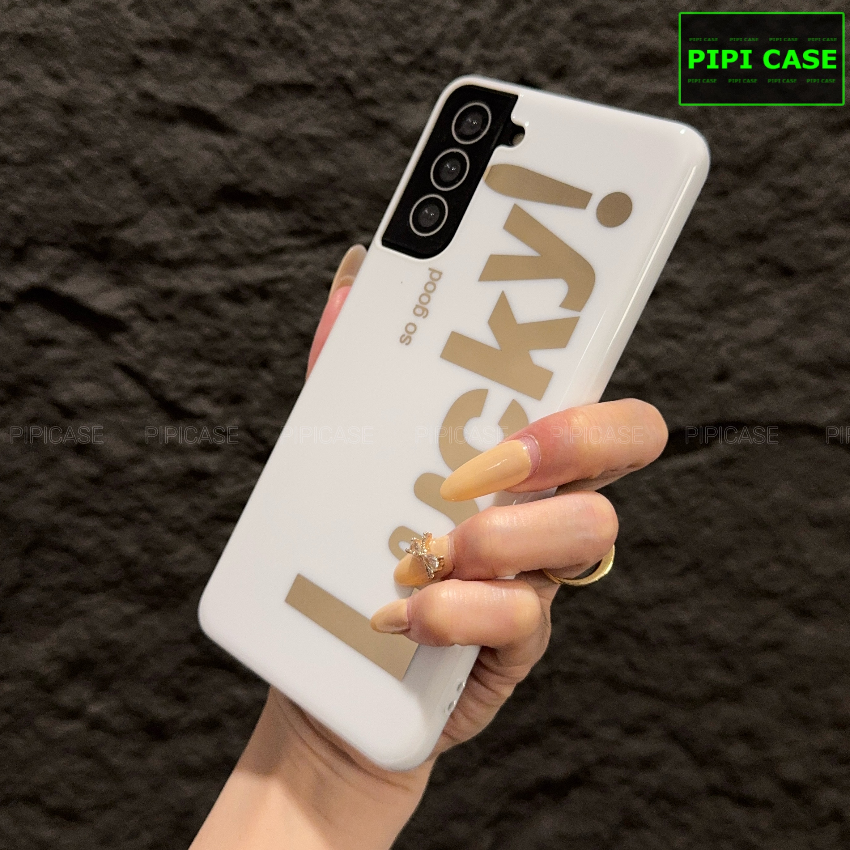 Ốp Lưng Samsung S21 Plus 5G - Lucky - Trắng