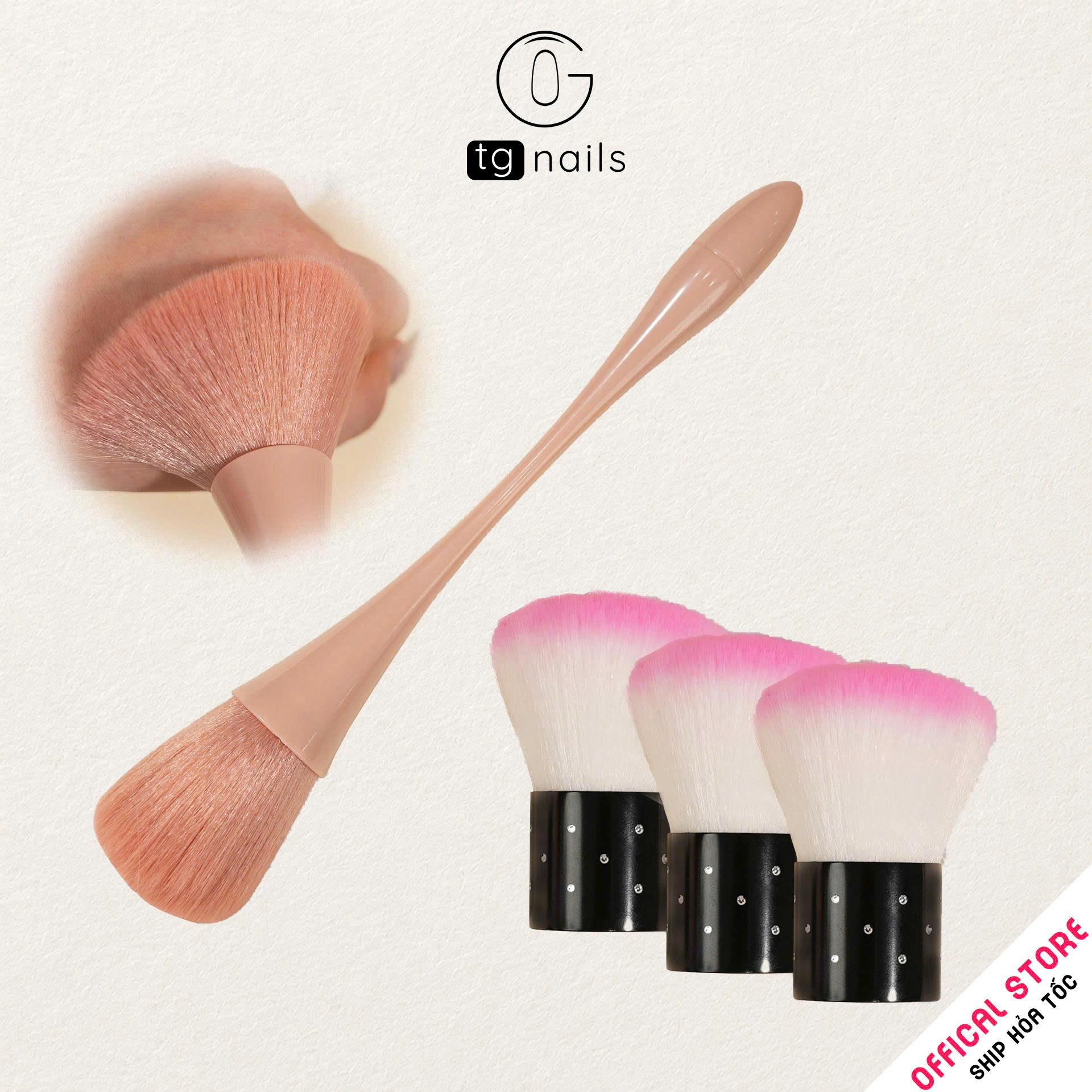 Chổi phủi bụi móng tay, móng chân. Chiều dài: 20cm._thumbnail_0